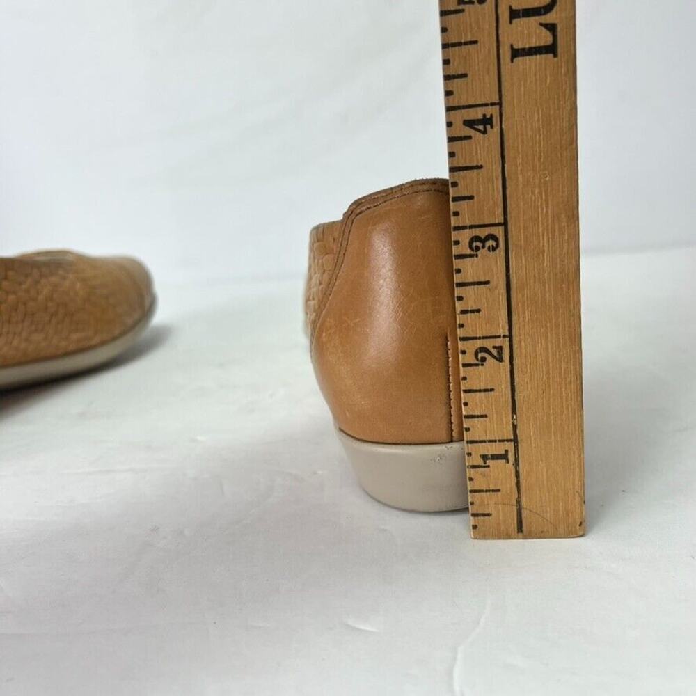 SAS Maui Ballet Flats Shoes Womens 9.5 Loafers Wheat Tan Woven Leather Slip-On - Picture 12 of 13